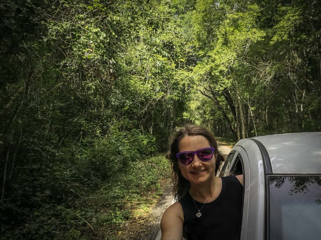 Droga przez dżunglę do Calakmul